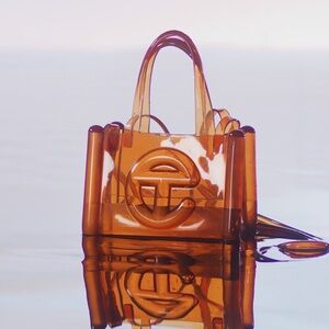 Telfar x Melissa Small Shopper Jelly Brown
